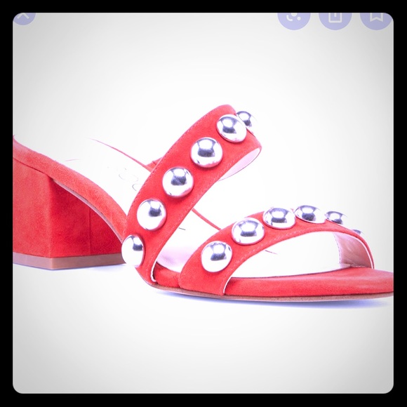 Sole Society Shoes - SOLE SOCIETY SUSHANA STUDDED SLIDES SIZE 7
